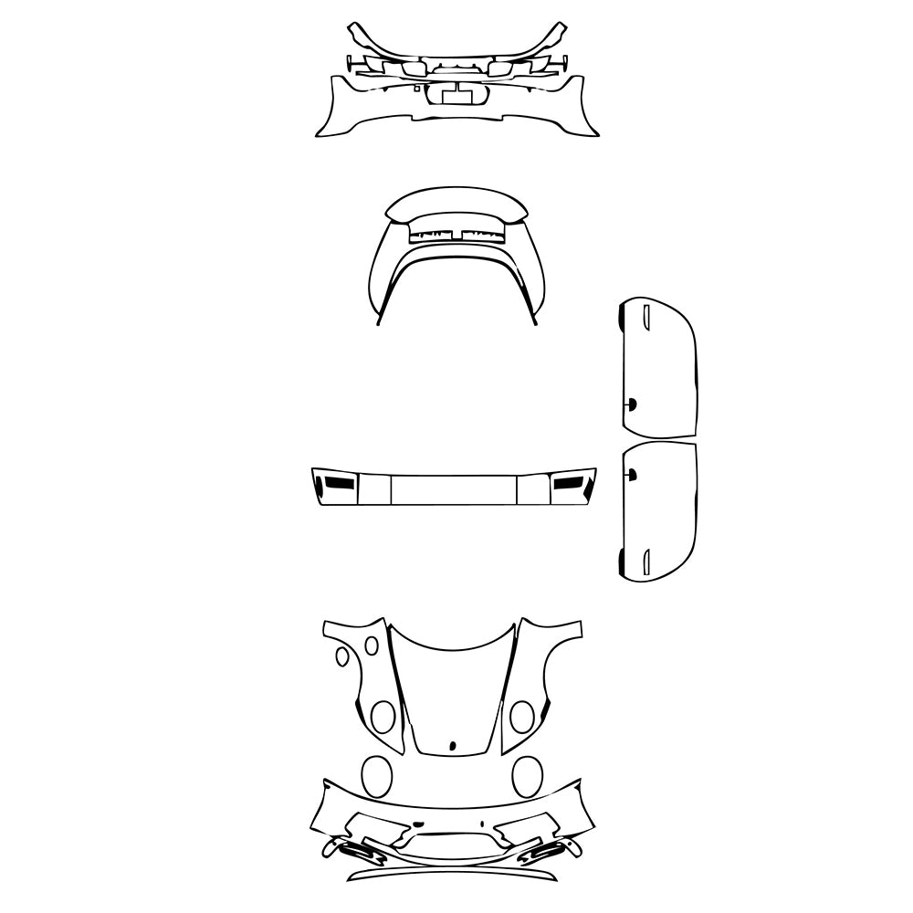 Pre-Cut PPF Porsche 911 Targa 4 GTS 2021 - PPF-Kits