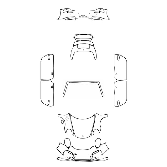 Pre-Cut PPF Porsche 911 Turbo S Cabriolet 2014 - PPF-Kits