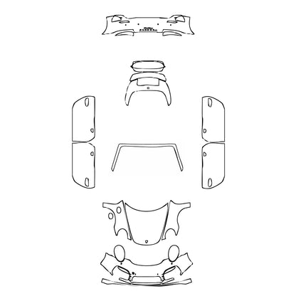 Pre-Cut PPF Porsche 911 Turbo S Cabriolet 2015 - PPF-Kits