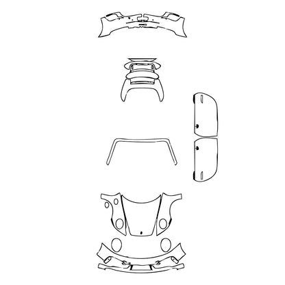 Pre-Cut PPF Porsche 911 Turbo S Cabriolet 2020 - PPF-Kits