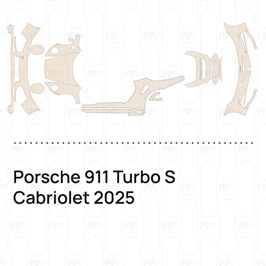 Pre-Cut PPF Porsche 911 Turbo S Cabriolet 2025