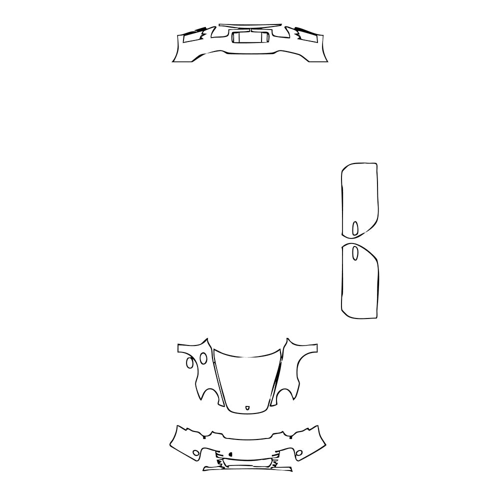 Pre-Cut PPF Porsche 911 Turbo S Coupe 2013 - PPF-Kits