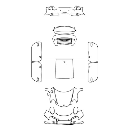 Pre-Cut PPF Porsche 911 Turbo S Coupe 2014 - PPF-Kits