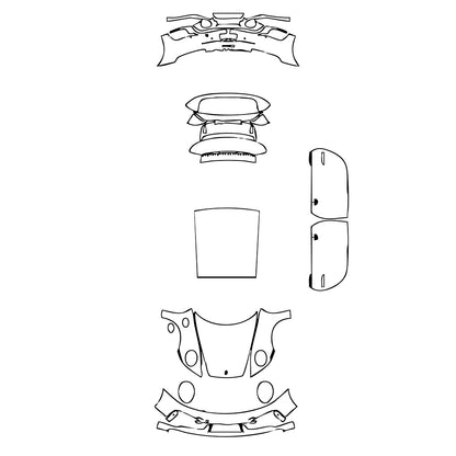 Pre-Cut PPF Porsche 911 Turbo S Coupe 2021 - PPF-Kits