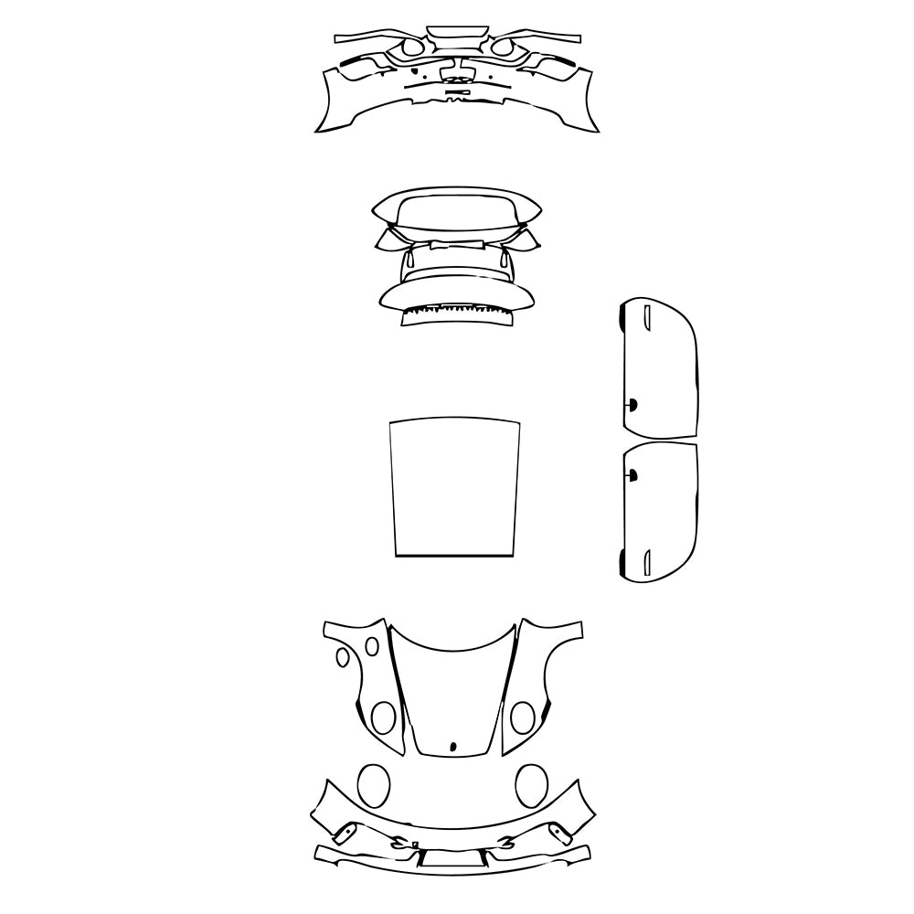 Pre-Cut PPF Porsche 911 Turbo S Coupe 2024 - PPF-Kits
