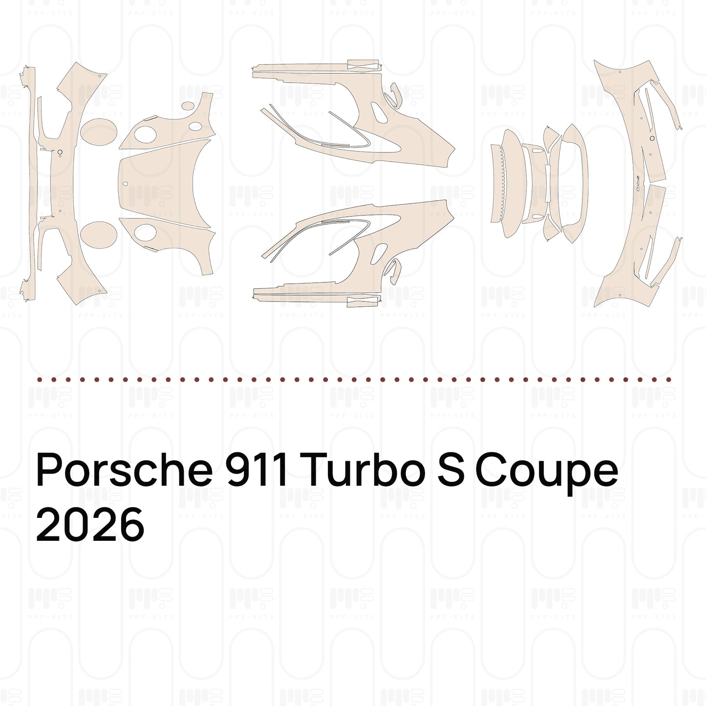 Pre-Cut PPF Porsche 911 Turbo S Coupe 2026
