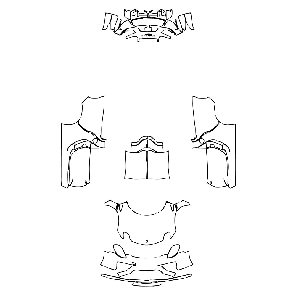Pre-Cut PPF Porsche 918 Spyder 2013 - PPF-Kits