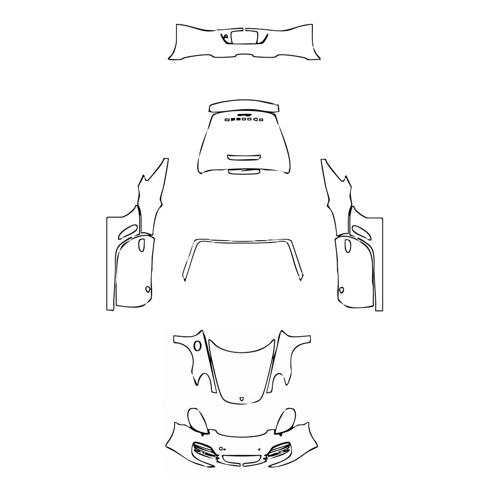 Pre-Cut PPF Porsche Boxter Boxter 2013 - PPF-Kits