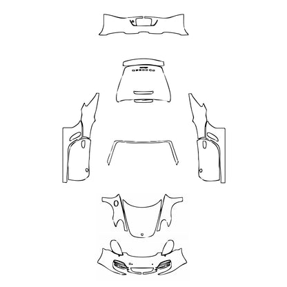 Pre-Cut PPF Porsche Boxter Boxter 2015 - PPF-Kits