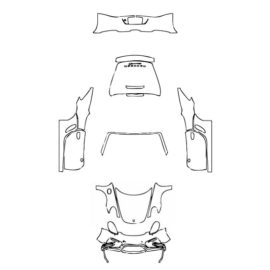 Pre-Cut PPF Porsche Boxter Boxter GTS 2016 - PPF-Kits