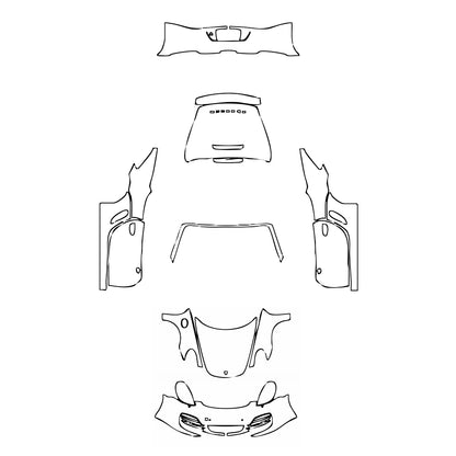 Pre-Cut PPF Porsche Boxter Boxter S 2015 - PPF-Kits