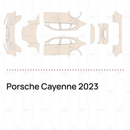 Pre-Cut PPF Porsche Cayenne 2023