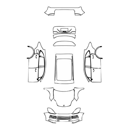 Pre-Cut PPF Porsche Cayenne Cayenne 2018 - PPF-Kits
