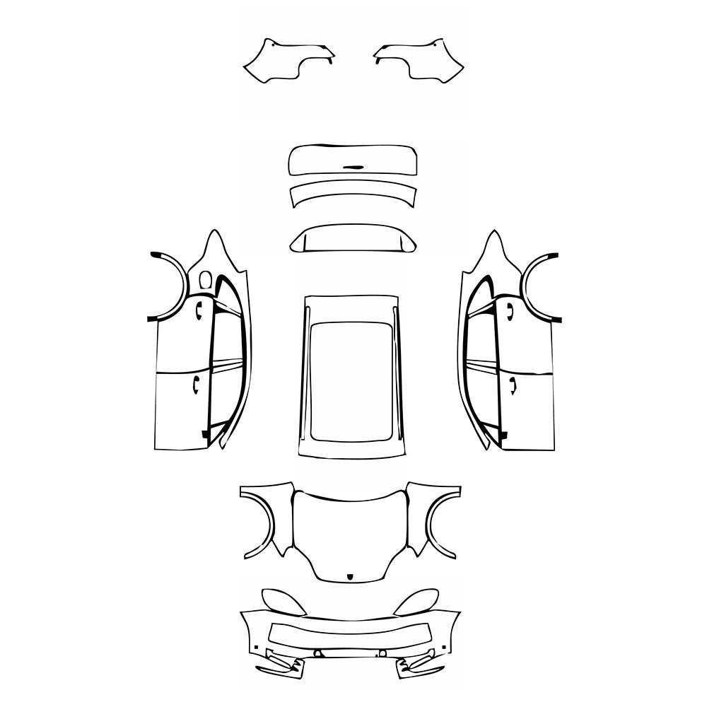 Pre-Cut PPF Porsche Cayenne Cayenne 2024 - PPF-Kits