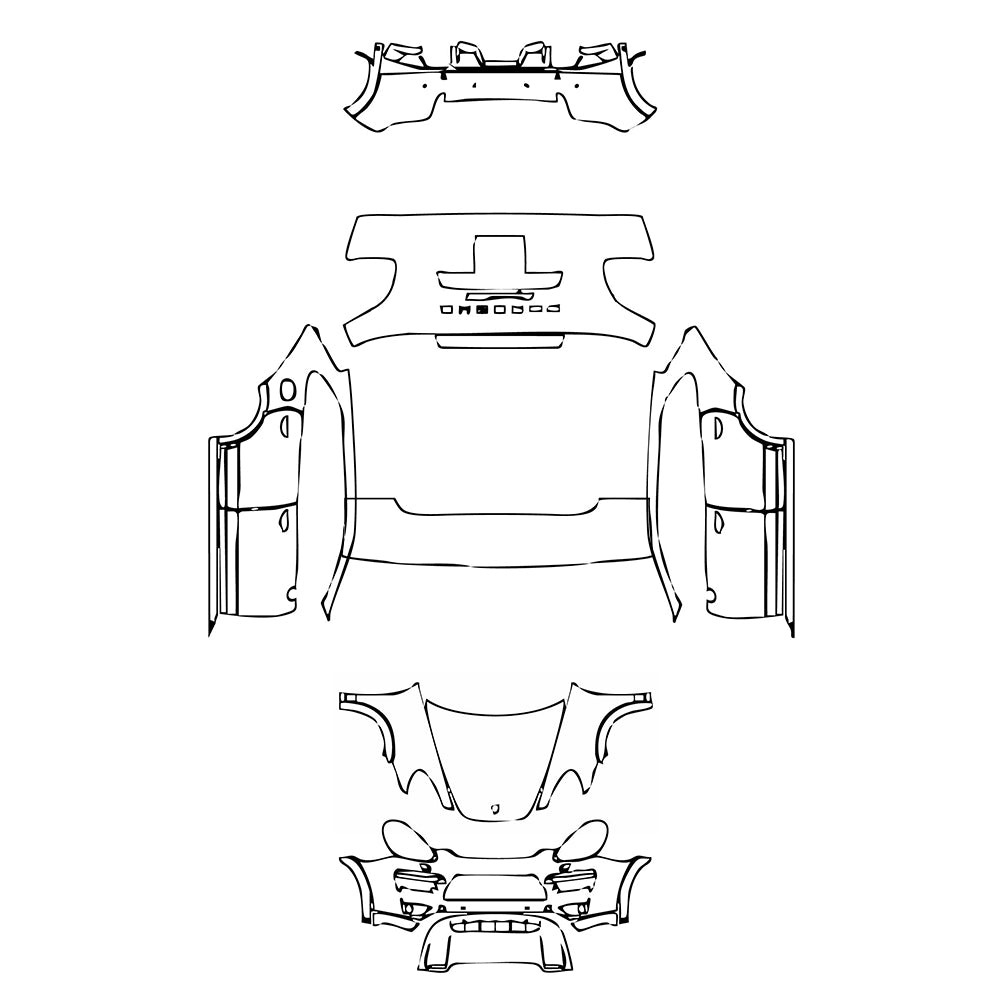Pre-Cut PPF Porsche Cayenne Cayenne GTS 2012 - PPF-Kits
