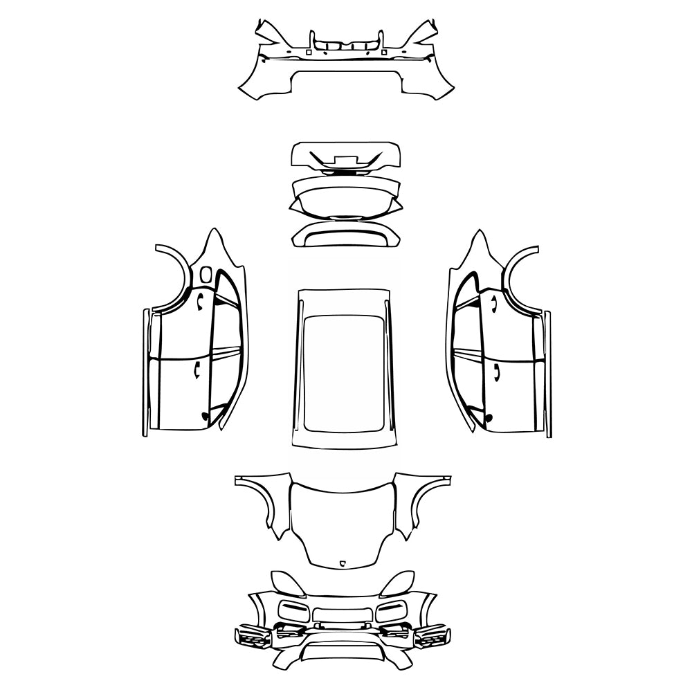 Pre-Cut PPF Porsche Cayenne Cayenne GTS 2021 - PPF-Kits