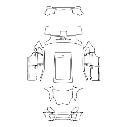 Pre-Cut PPF Porsche Cayenne Cayenne S 2017 - PPF-Kits