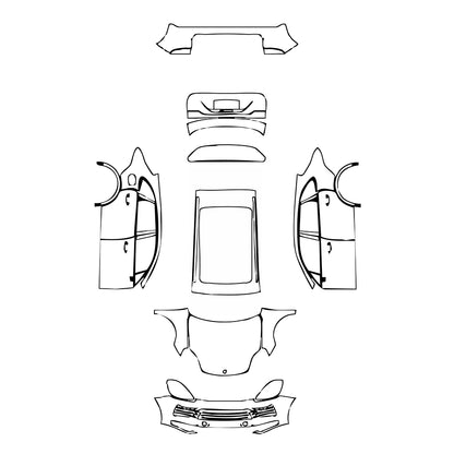 Pre-Cut PPF Porsche Cayenne Cayenne S 2020 - PPF-Kits