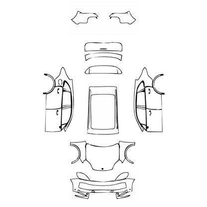Pre-Cut PPF Porsche Cayenne Cayenne S 2025 - PPF-Kits
