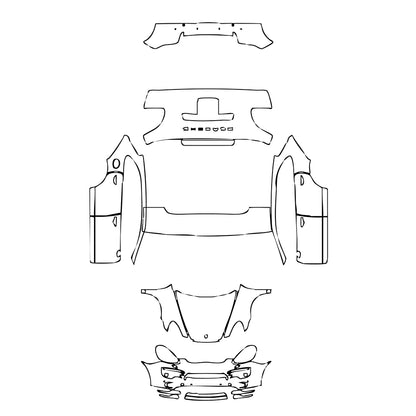 Pre-Cut PPF Porsche Cayenne Cayenne S E-Hybrid 2014 - PPF-Kits
