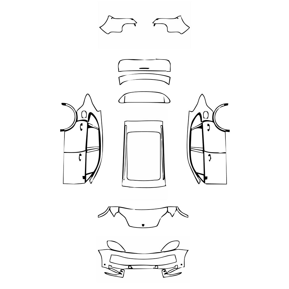 Pre-Cut PPF Porsche Cayenne Cayenne S E-Hybrid 2024 - PPF-Kits
