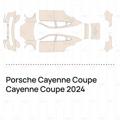 Pre-Cut PPF Porsche Cayenne Coupe Cayenne Coupe 2024