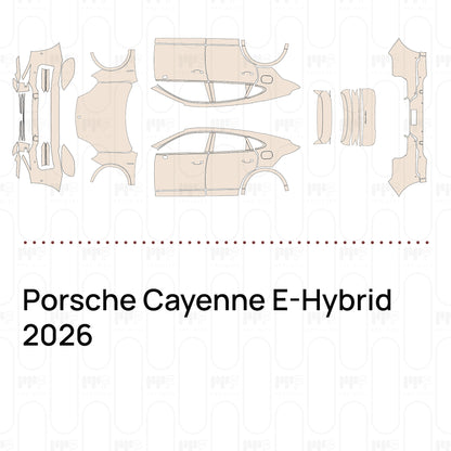 Pre-Cut PPF Porsche Cayenne E-Hybrid 2026