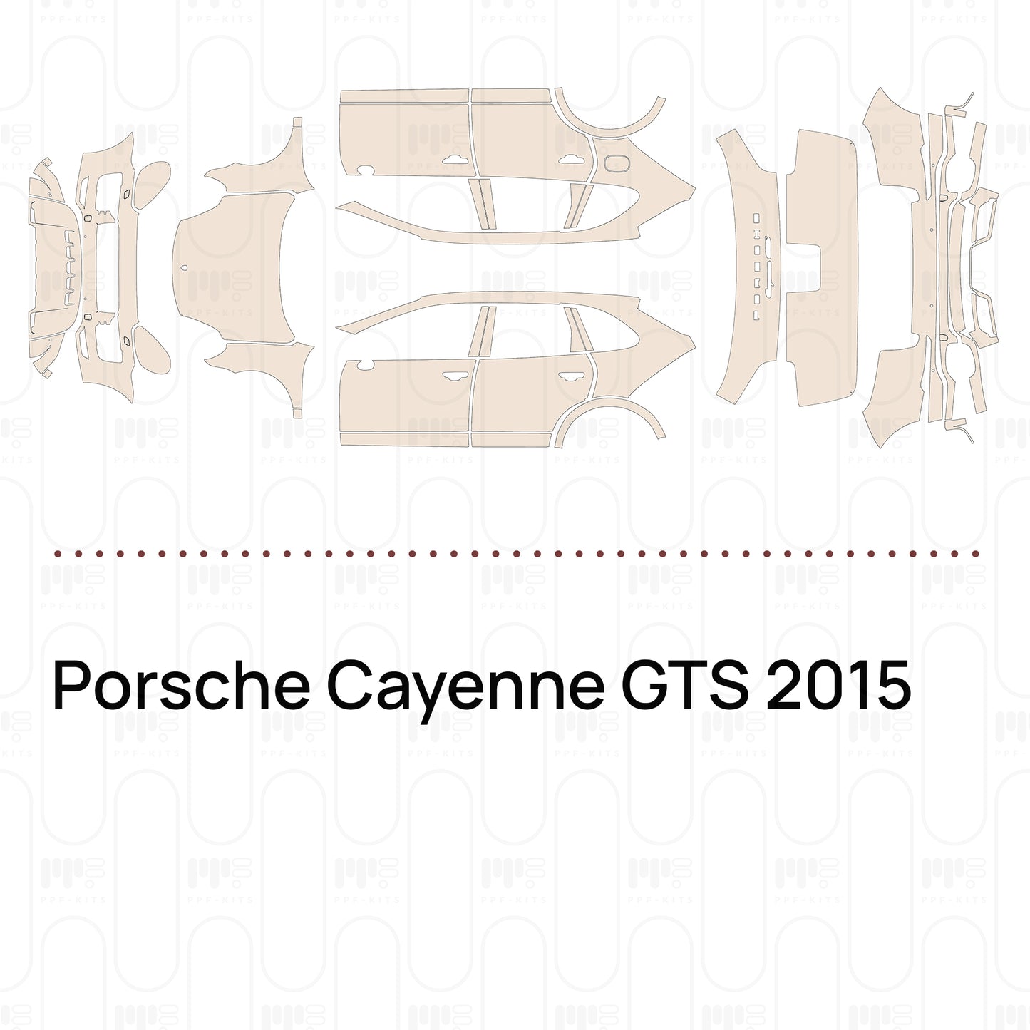 Pre-Cut PPF Porsche Cayenne GTS 2015