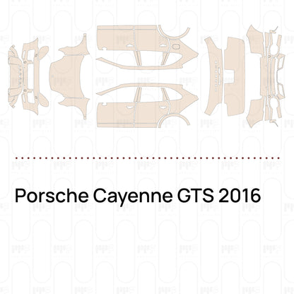 Pre-Cut PPF Porsche Cayenne GTS 2016