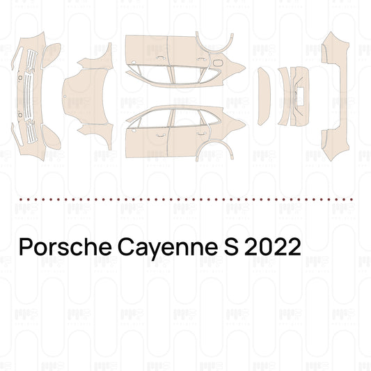 Pre-Cut PPF Porsche Cayenne S 2022