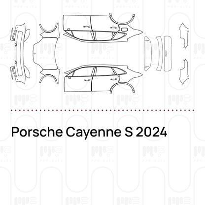 Pre-Cut PPF Porsche Cayenne S 2024