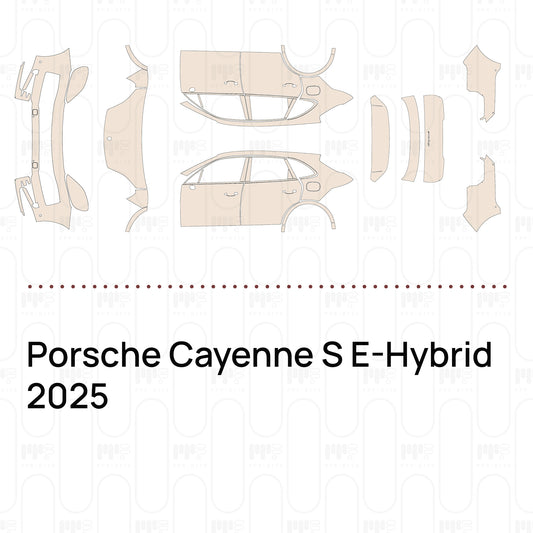 Pre-Cut PPF Porsche Cayenne S E-Hybrid 2025
