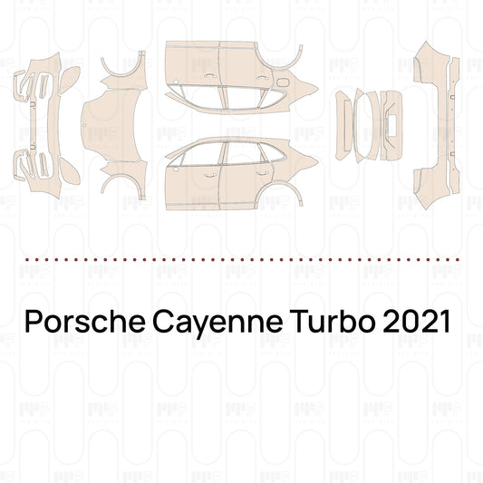 Pre-Cut PPF Porsche Cayenne Turbo 2021