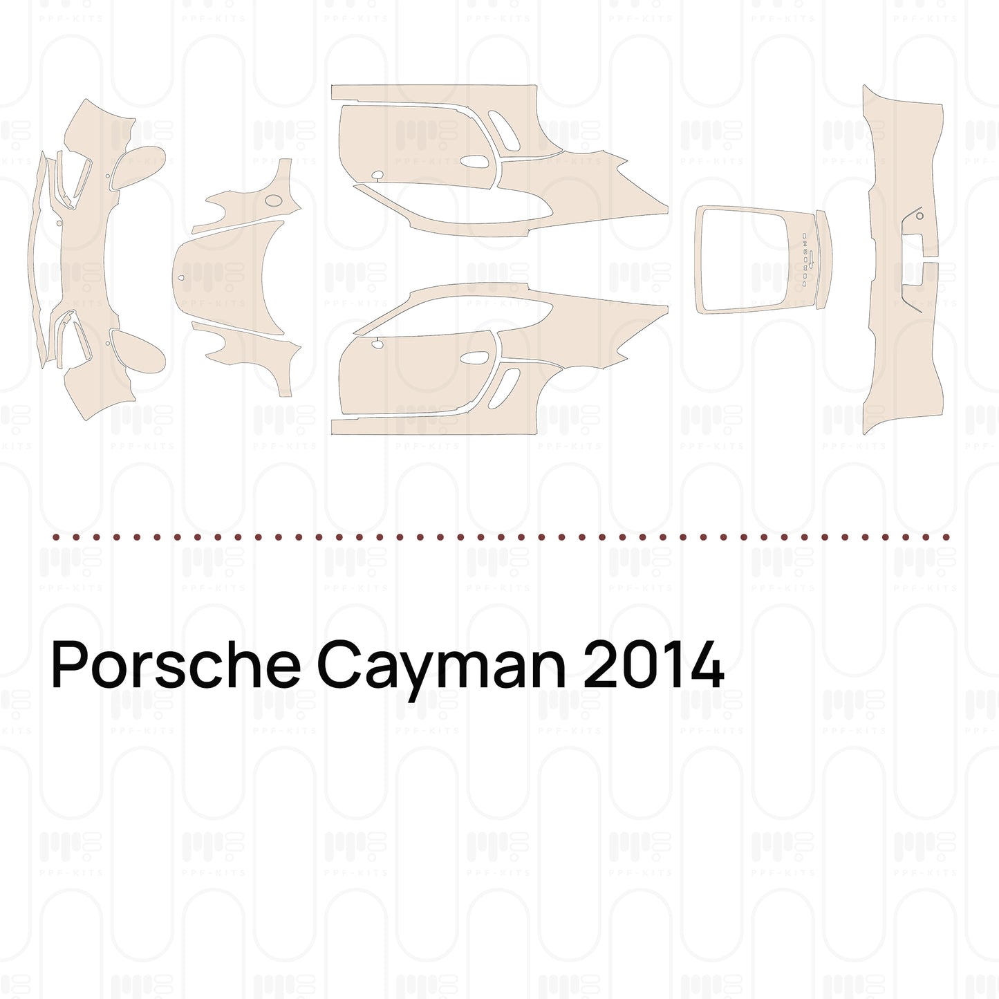 Pre-Cut PPF Porsche Cayman 2014