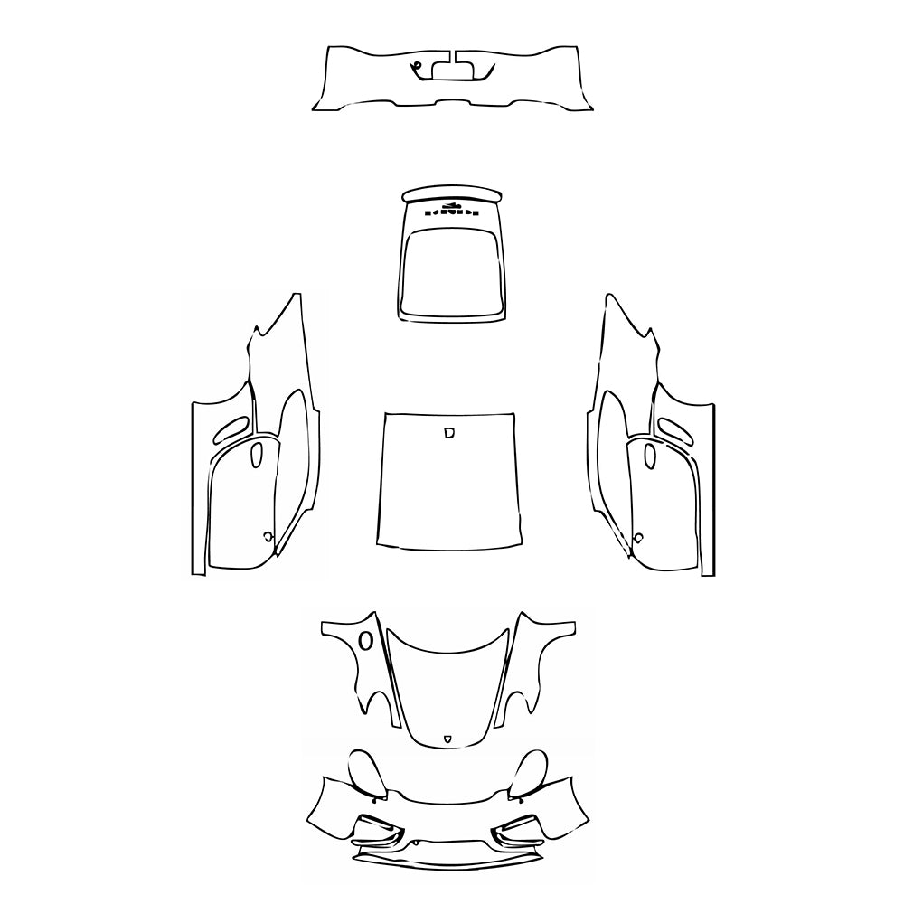 Pre-Cut PPF Porsche Cayman Cayman 2015 - PPF-Kits
