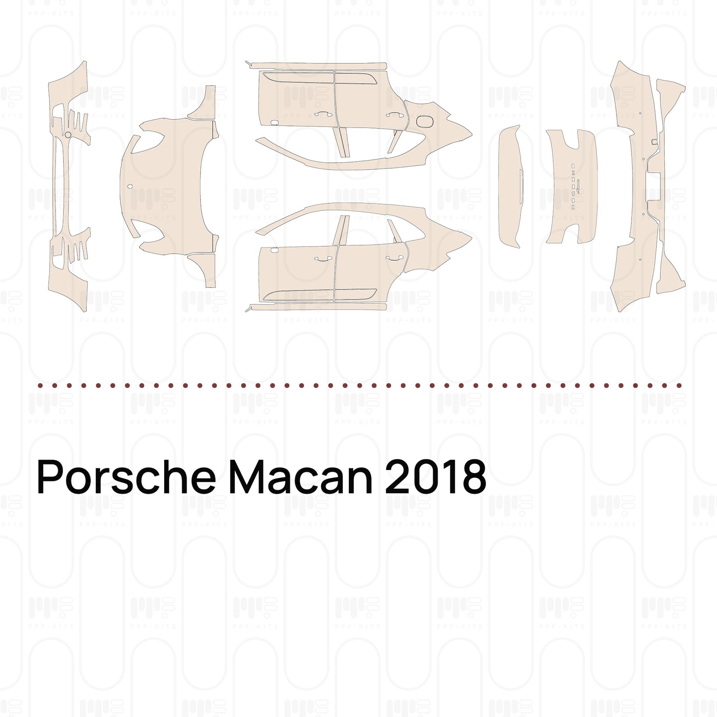 Pre-Cut PPF Porsche Macan 2018