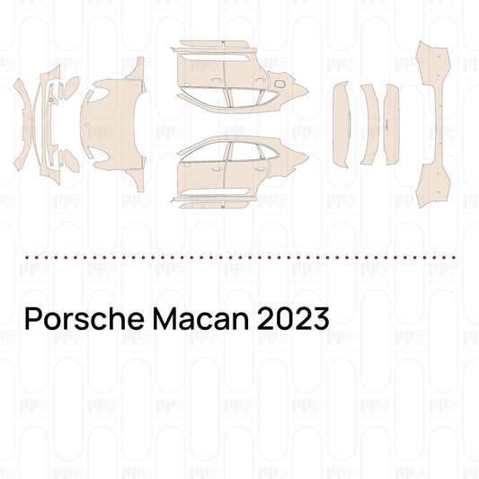 Pre-Cut PPF Porsche Macan 2023