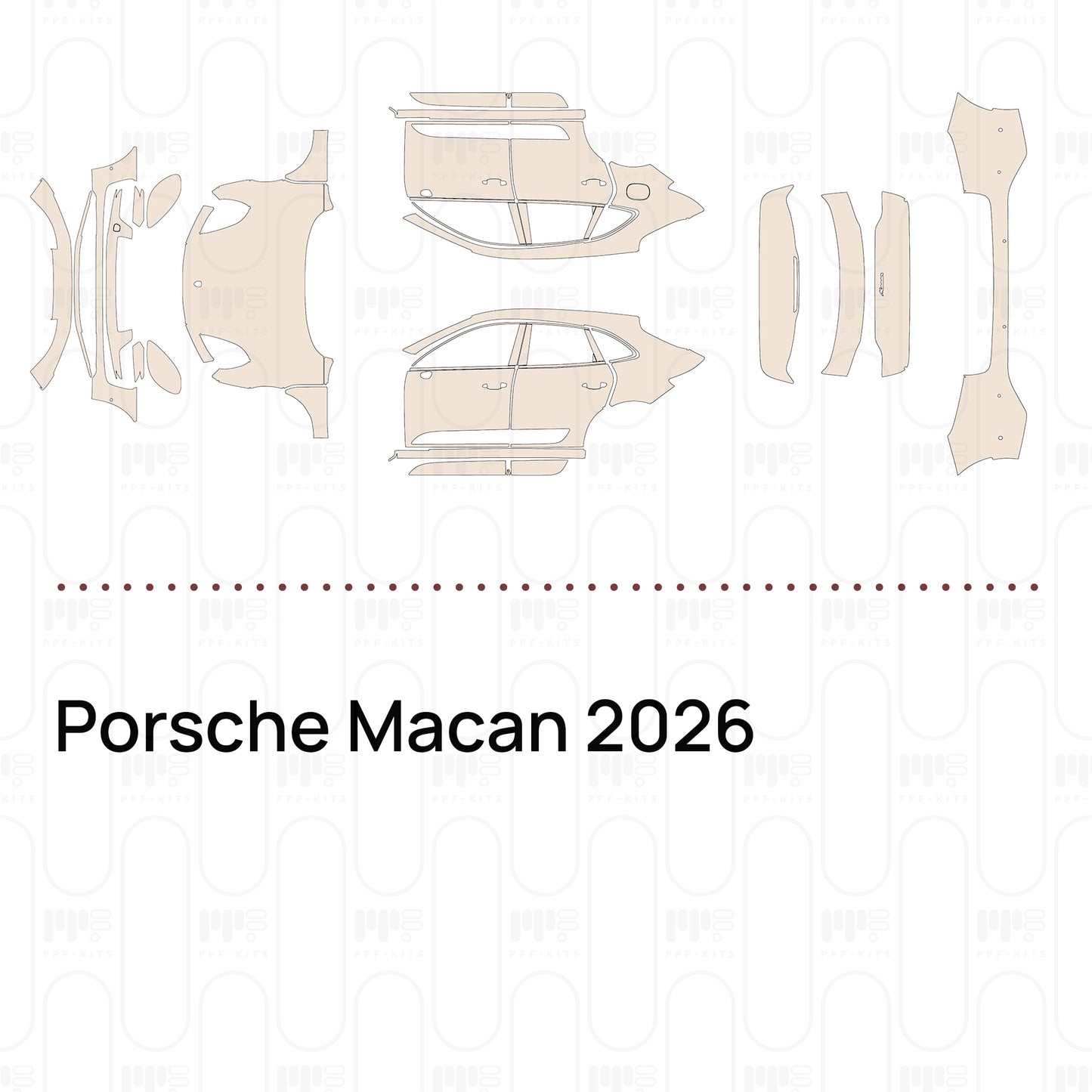 Pre-Cut PPF Porsche Macan 2026