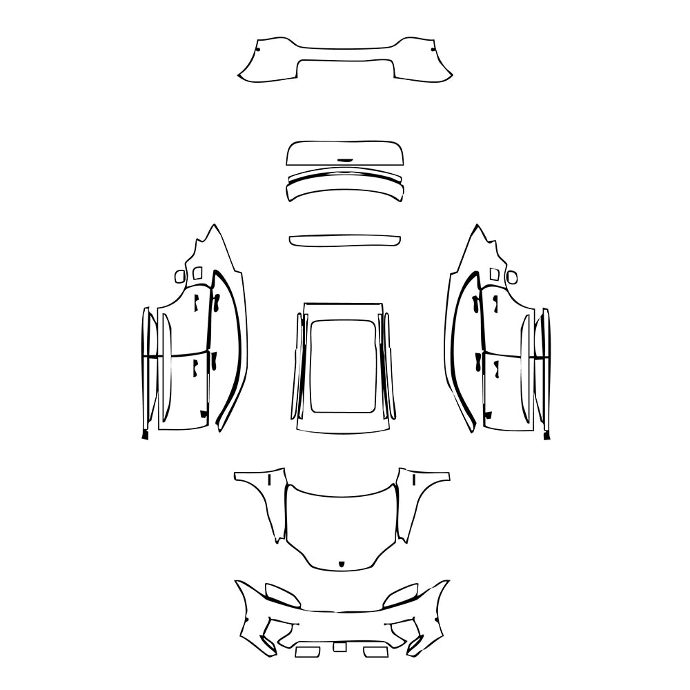 Pre-Cut PPF Porsche Macan Electric Base 2025 - PPF-Kits