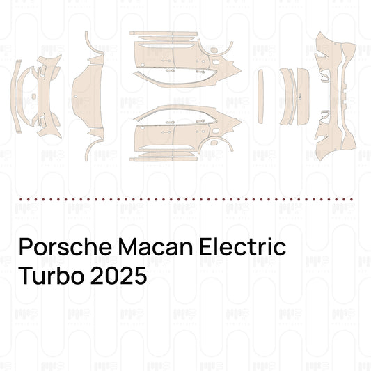 Pre-Cut PPF Porsche Macan Electric Turbo 2025