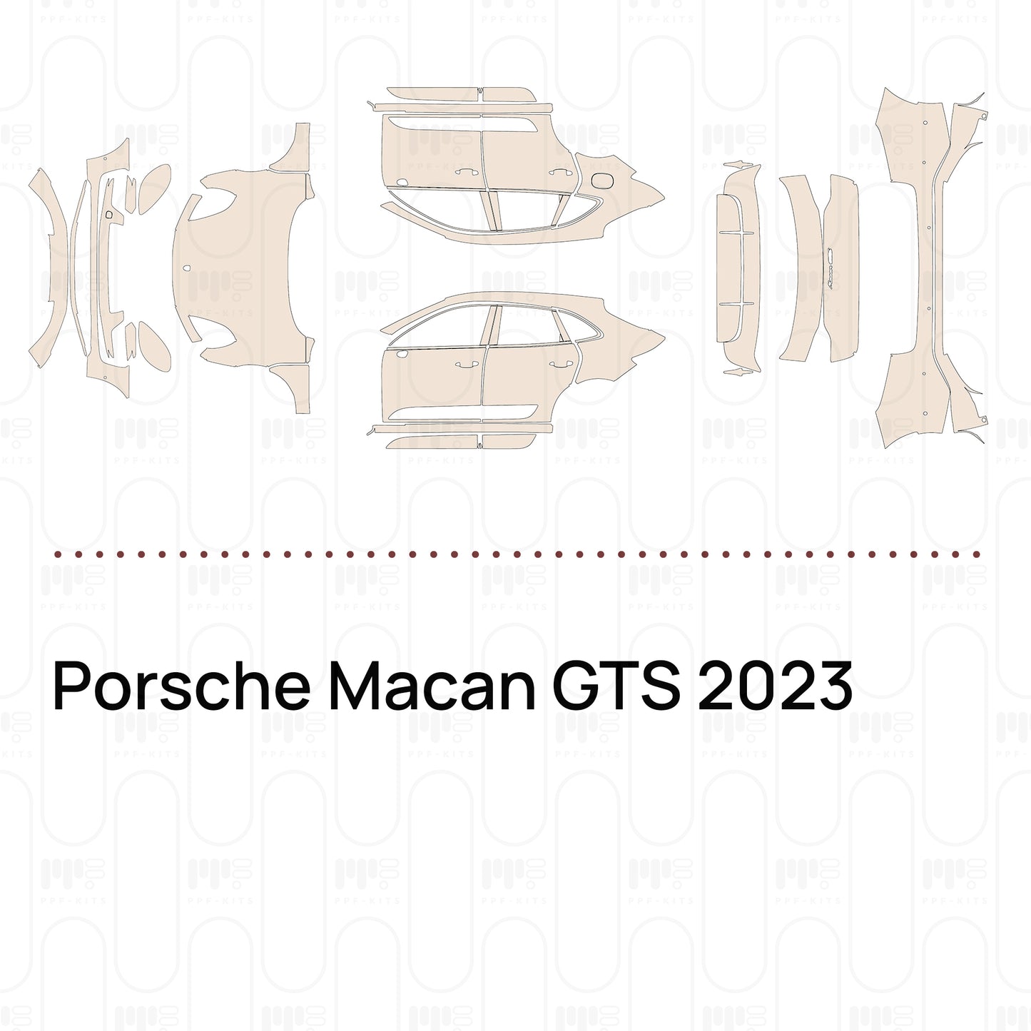 Pre-Cut PPF Porsche Macan GTS 2023
