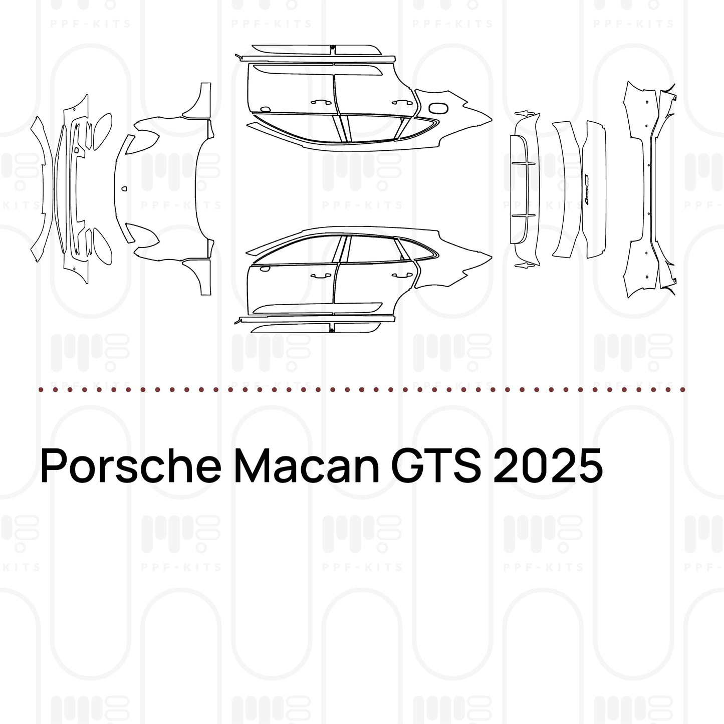 Pre-Cut PPF Porsche Macan GTS 2025