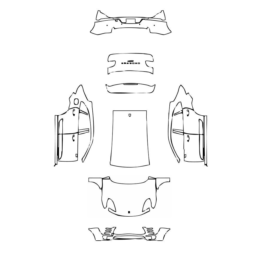 Pre-Cut PPF Porsche Macan Macan 2017 - PPF-Kits