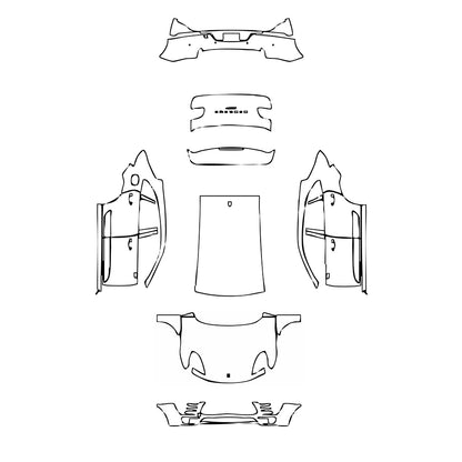 Pre-Cut PPF Porsche Macan Macan 2017 - PPF-Kits