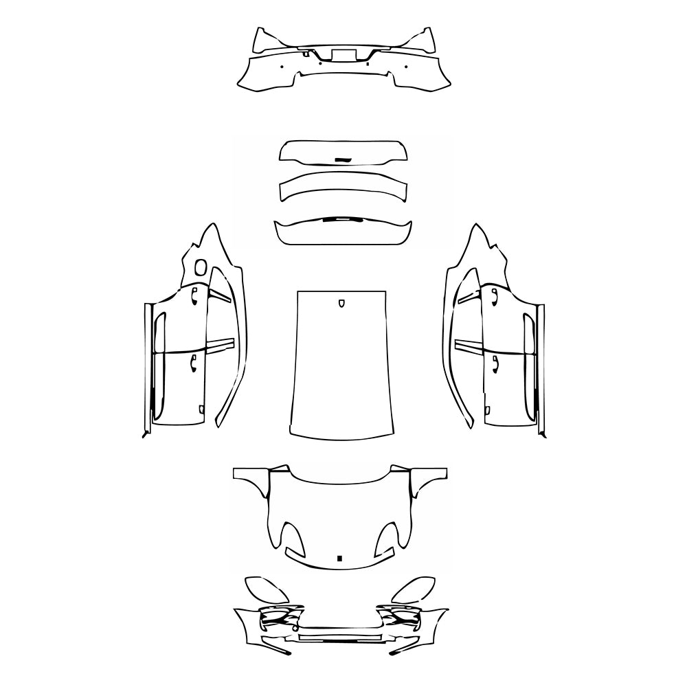 Pre-Cut PPF Porsche Macan Macan 2019 - PPF-Kits