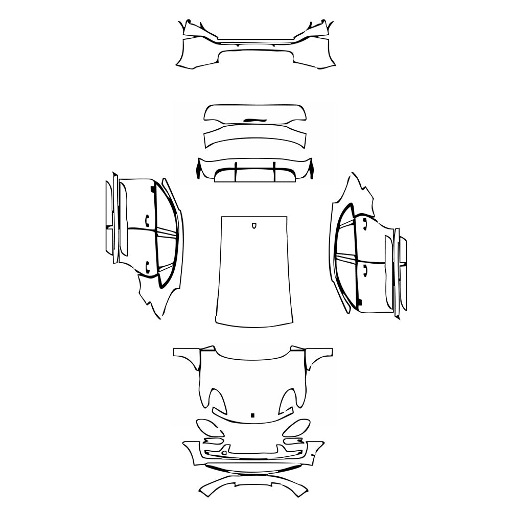 Pre-Cut PPF Porsche Macan Macan GTS 2023 - PPF-Kits