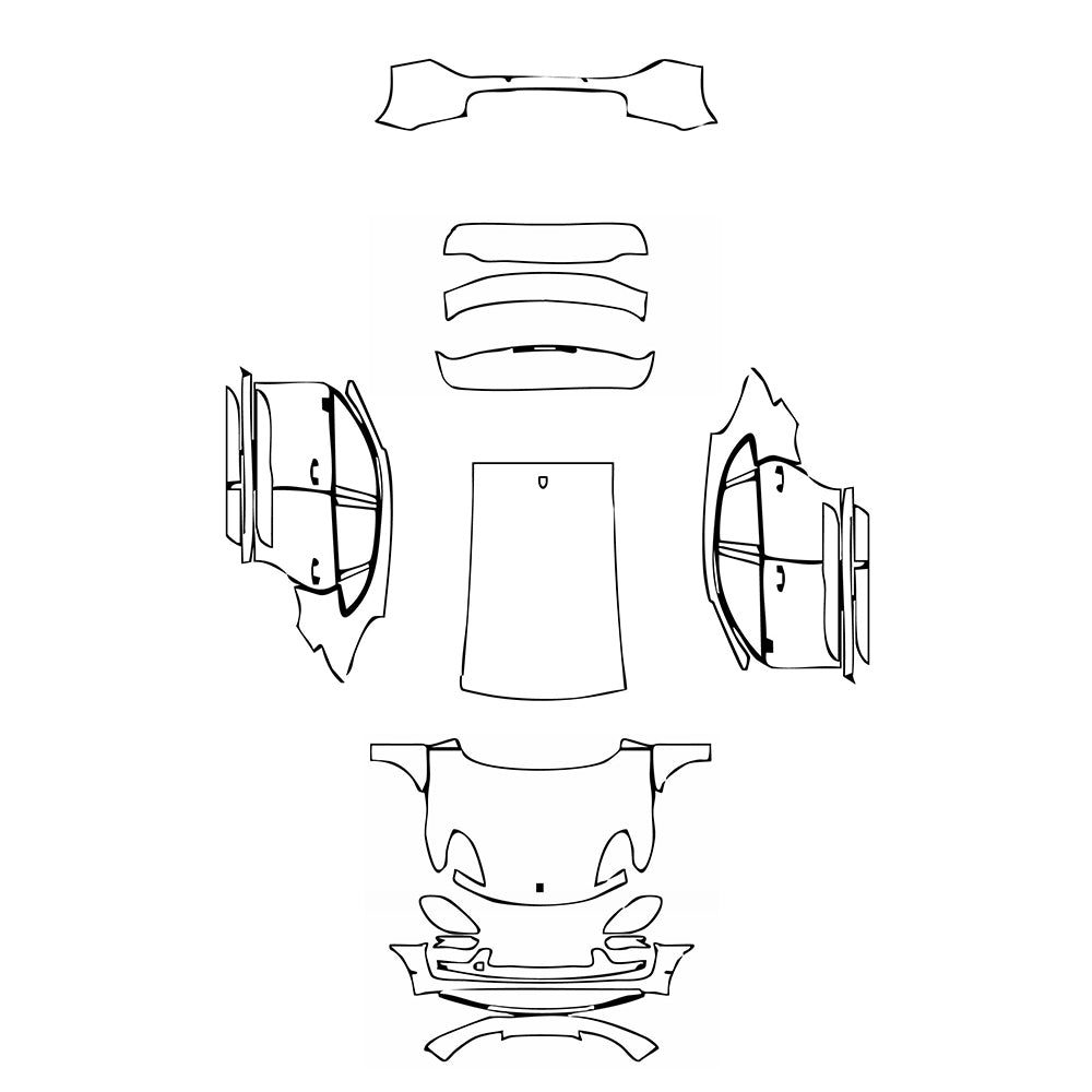 Pre-Cut PPF Porsche Macan Macan T 2023 - PPF-Kits