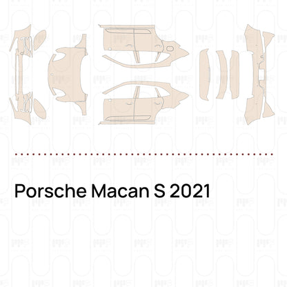 Pre-Cut PPF Porsche Macan S 2021