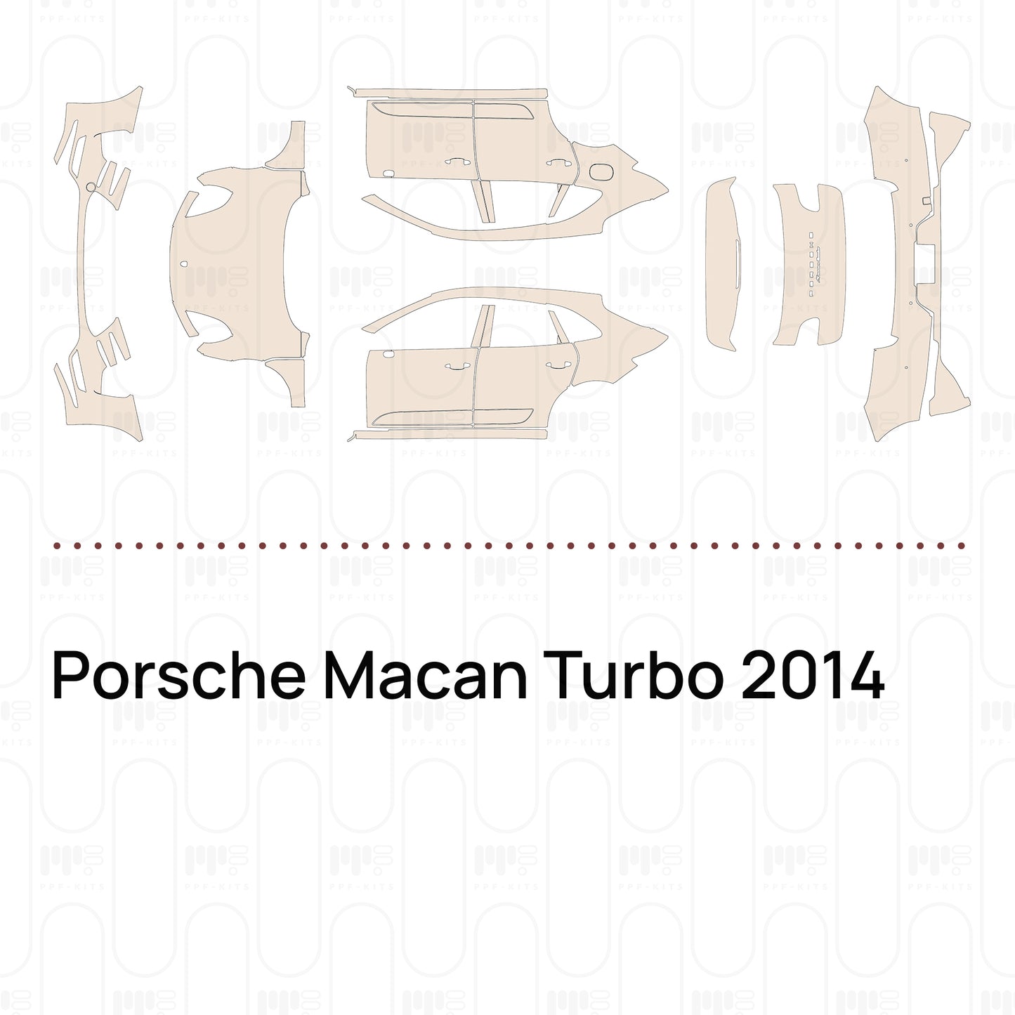 Pre-Cut PPF Porsche Macan Turbo 2014