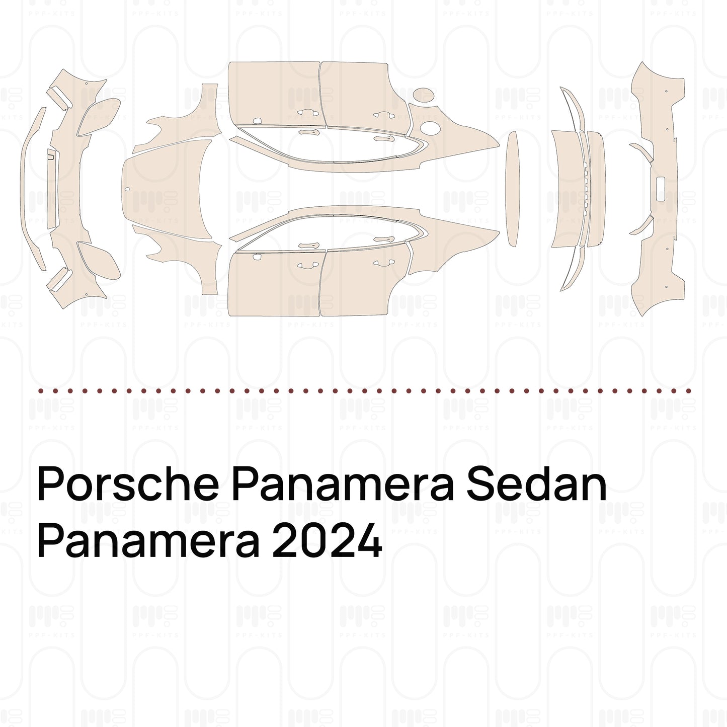 Pre-Cut PPF Porsche Panamera Sedan Panamera 2024